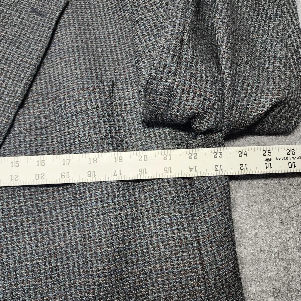 Givenchy Monsieur Men's Tweed Sport Coat Size 46 Long Wool & Alpaca Wool
